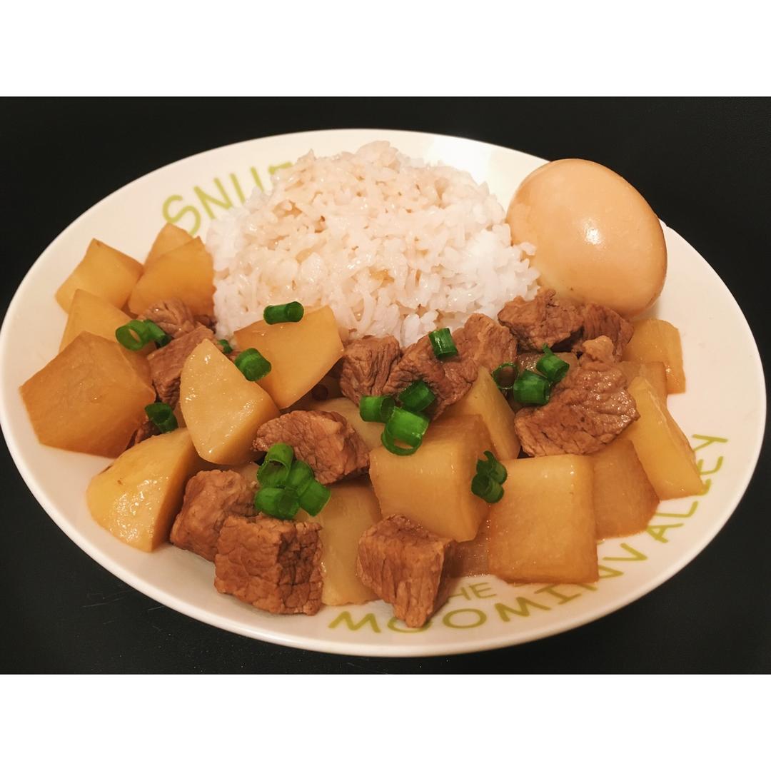 萝卜牛腩饭