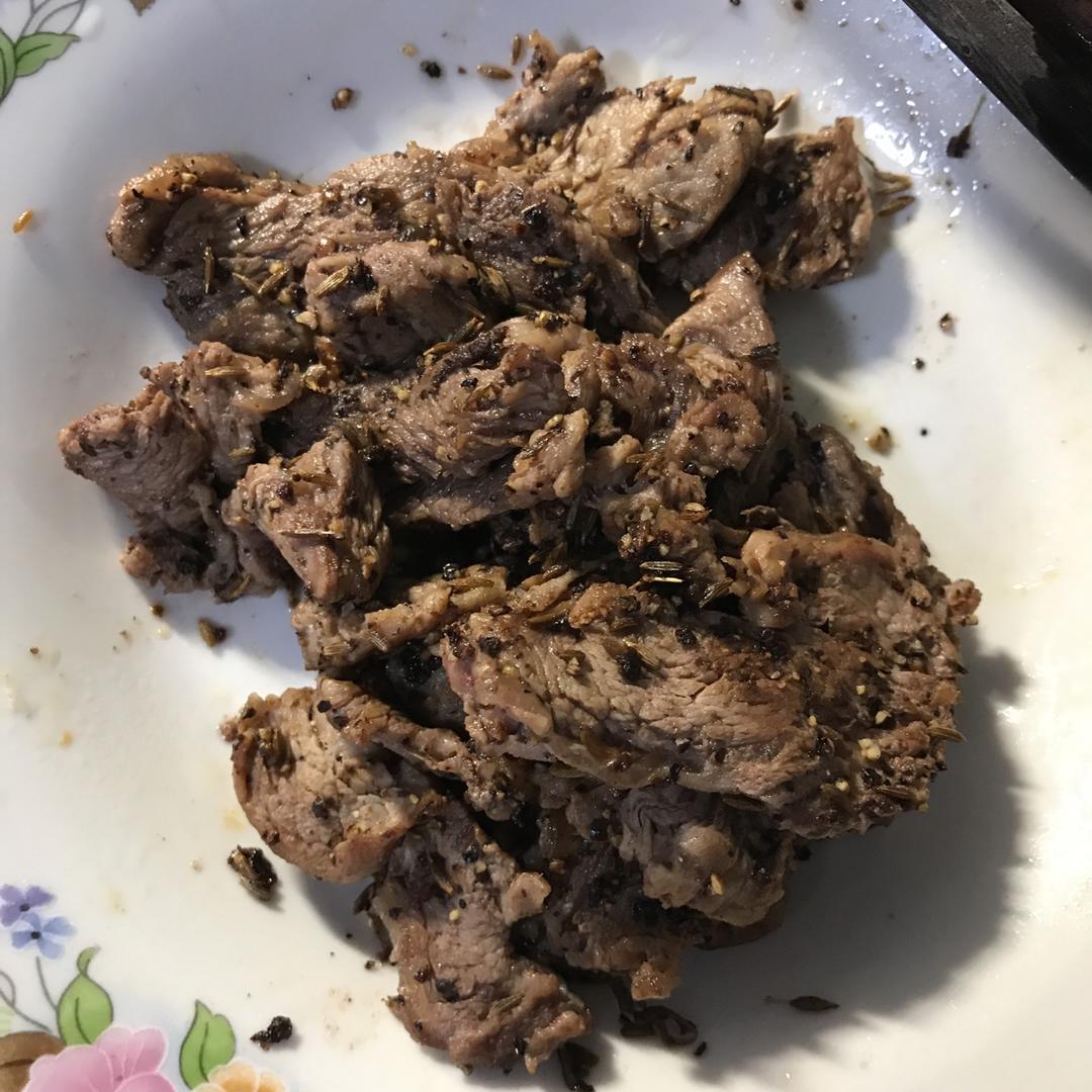 懒人版不用腌制的煎牛肉