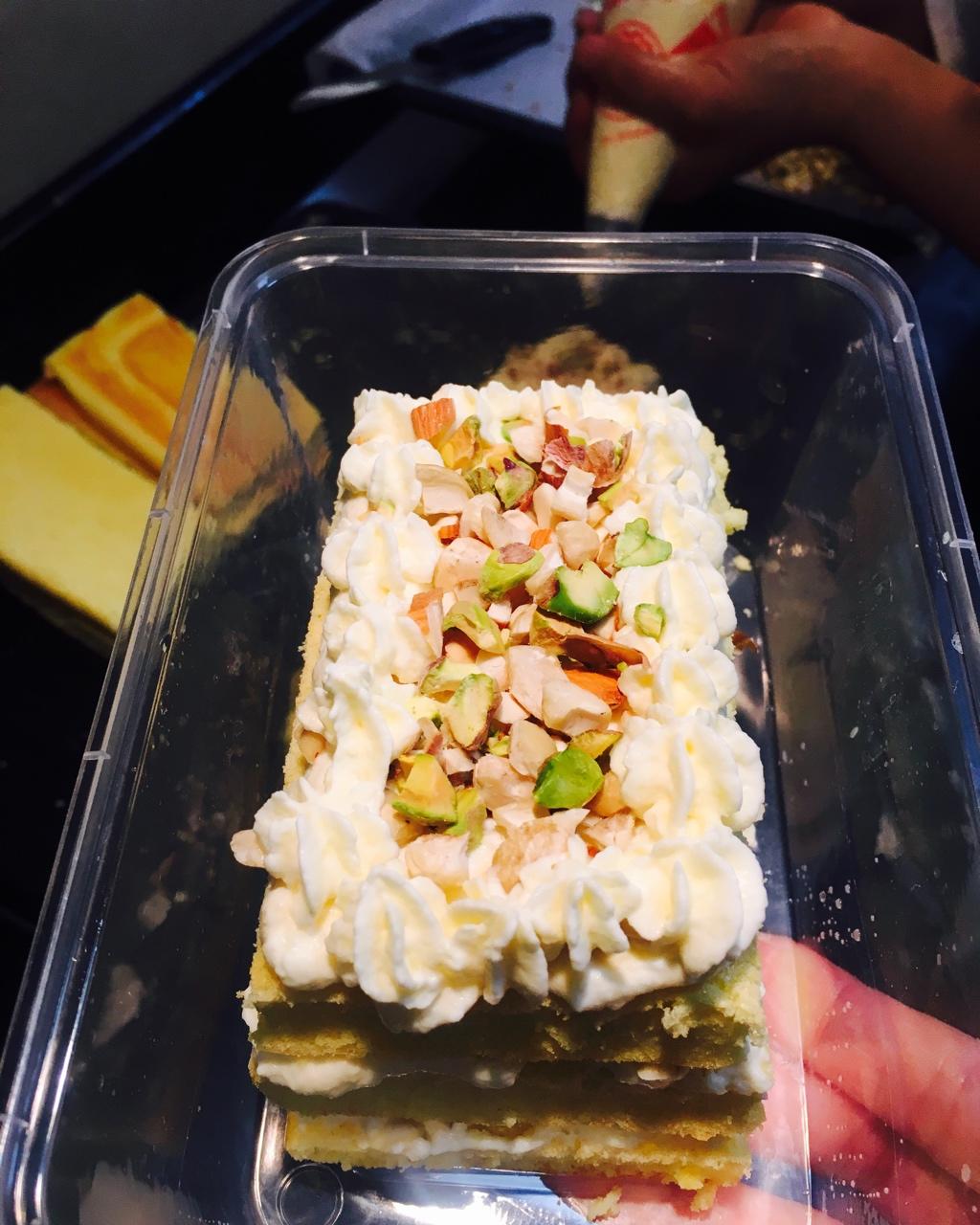 咸奶油方形小蛋糕（好吃到爆）