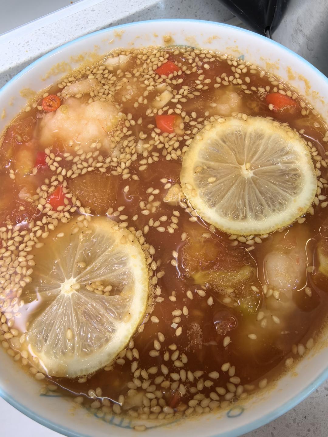 泰式酸辣虾球