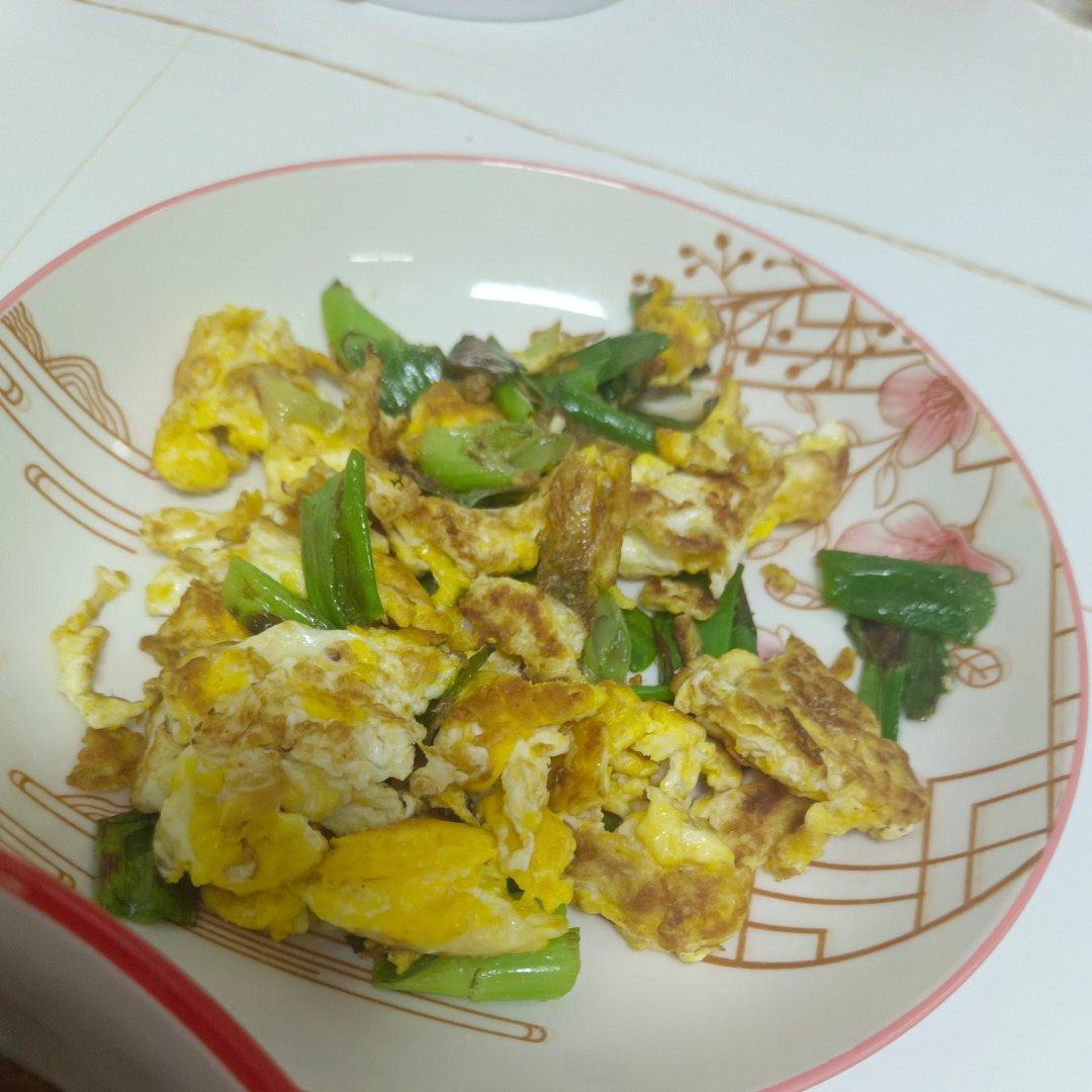 大葱炒鸡蛋