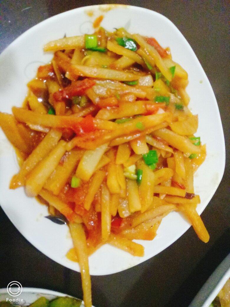 西红柿炒土豆