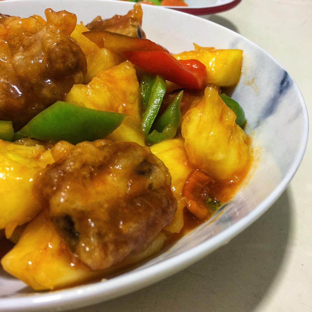 堂妈小厨——菠萝咕咾肉