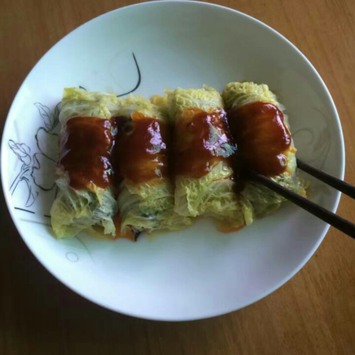 肉酿白菜卷