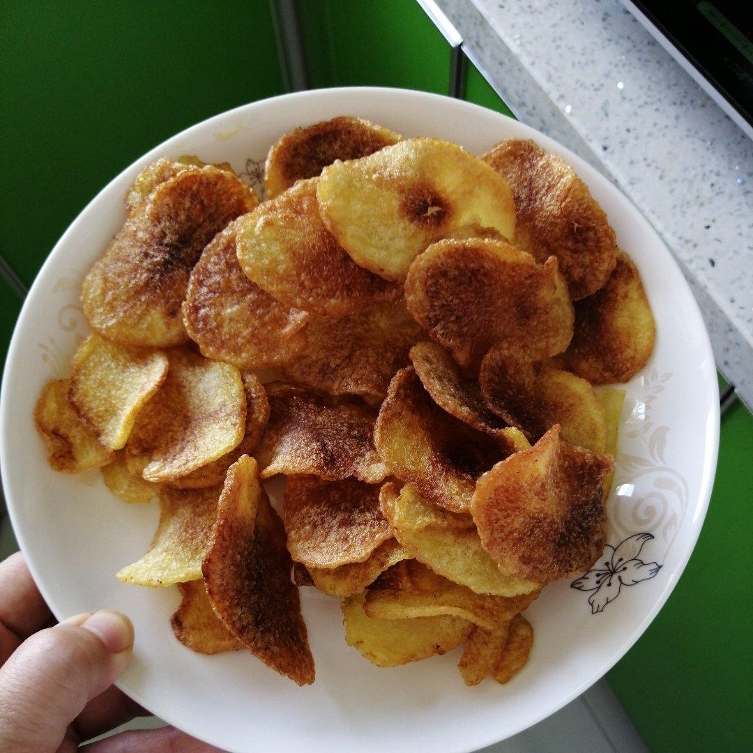 炸薯片(炸土豆片)