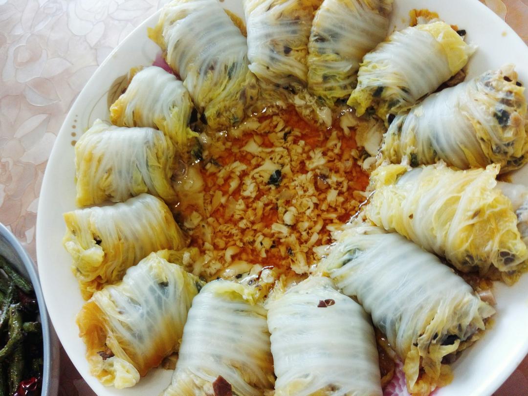 肉酿白菜卷