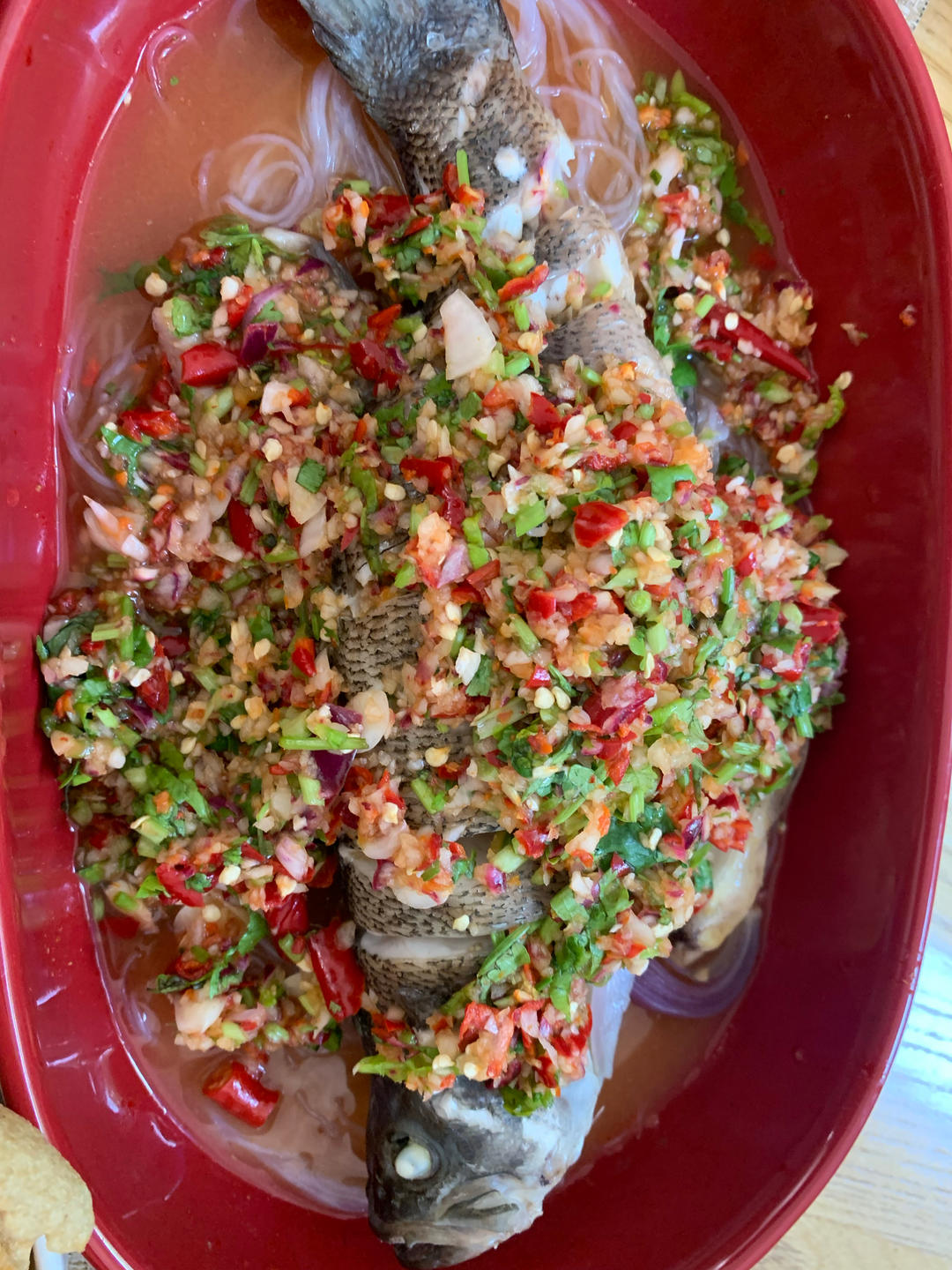 泰式蒸鲈鱼 无油减脂餐，0技能也能完美驾驭！