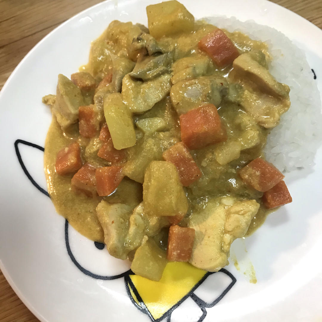 咖喱鸡肉饭