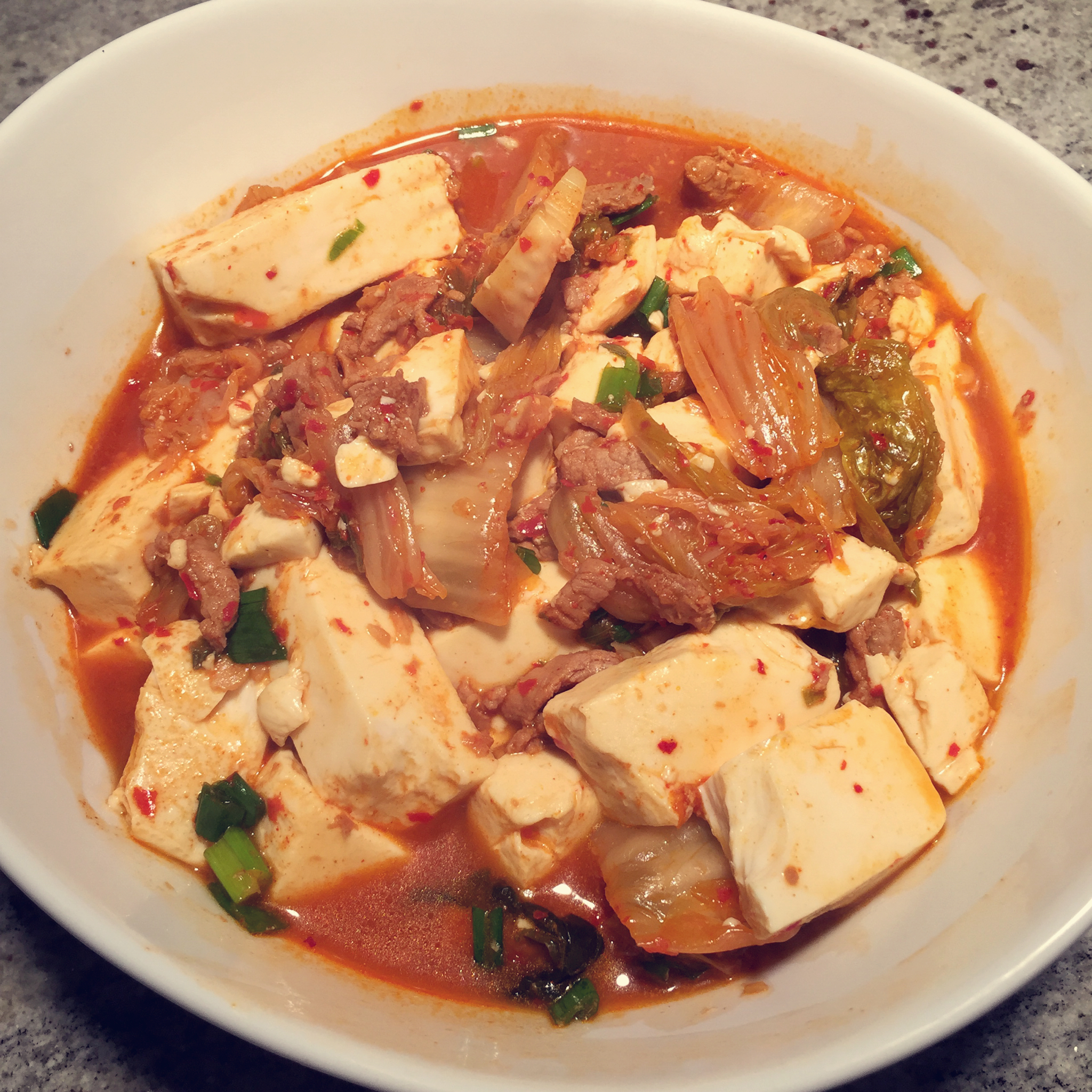 韩国泡菜豆腐汤