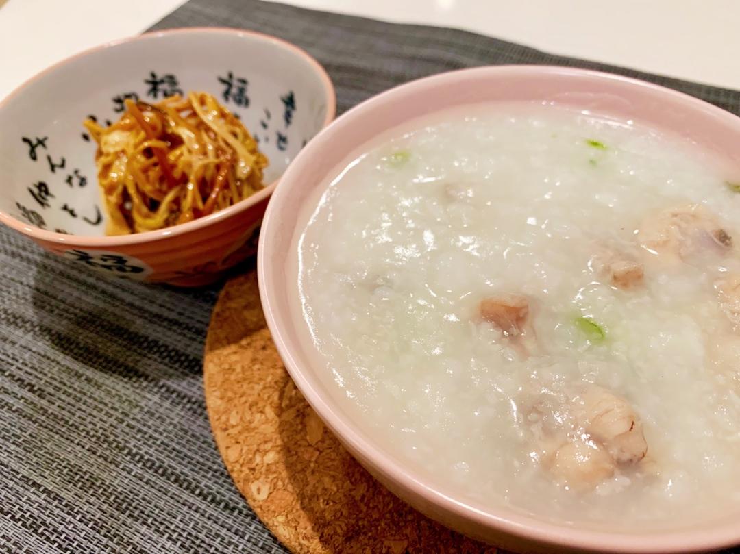 生滚田鸡鱼片粥