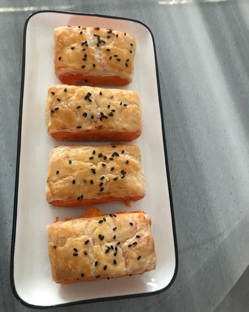 酥皮奶香红薯卷