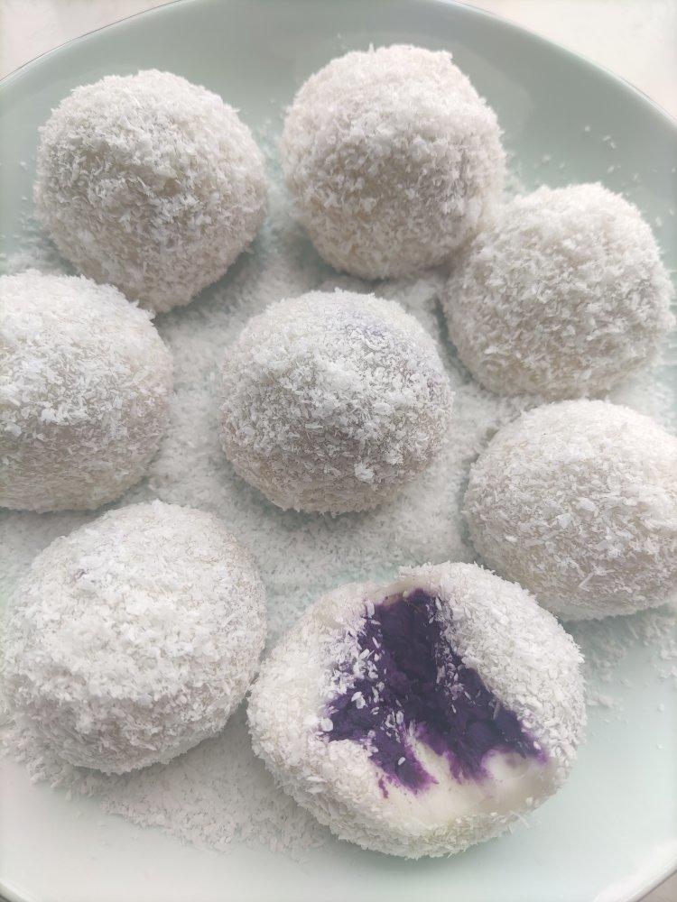椰蓉紫薯球