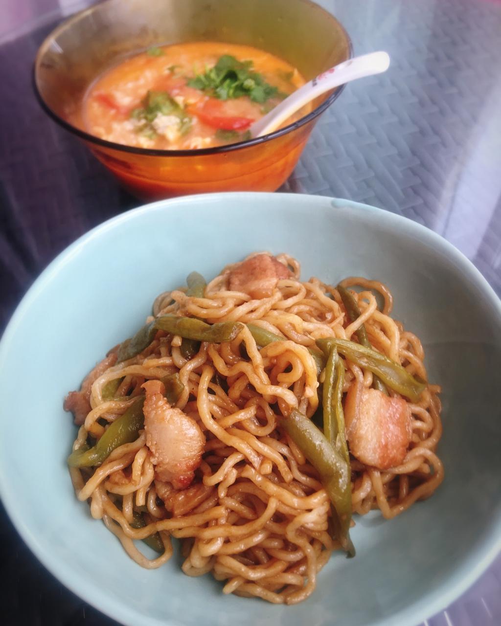 芸豆焖面（附万能的腌肉不老的办法）
