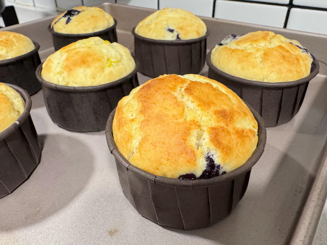 五招烤出一个蓬松湿软的空气玛芬蛋糕