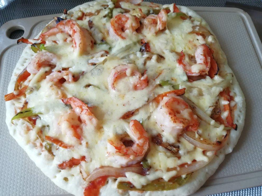 8寸海鲜披萨｜含饼皮做法