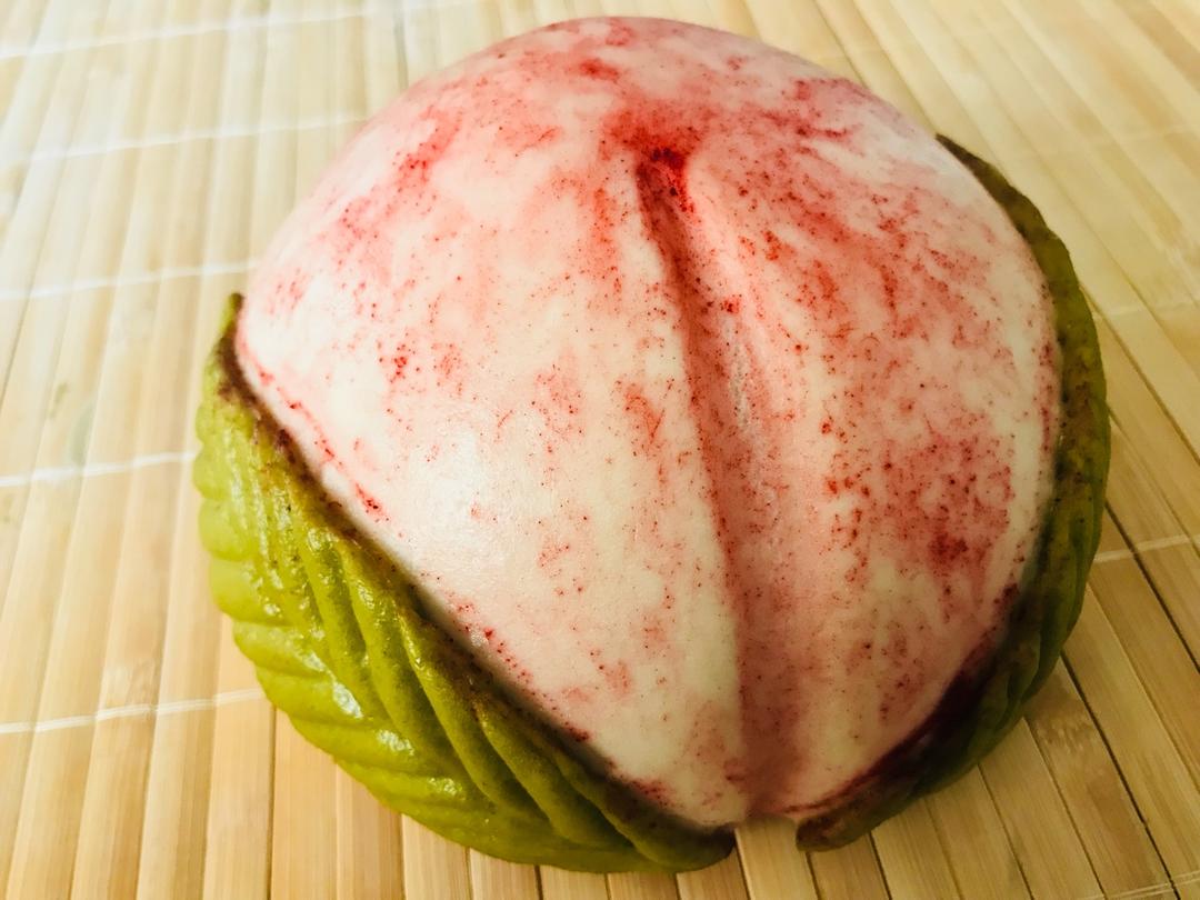 寿桃馒头（水蜜桃馒头）