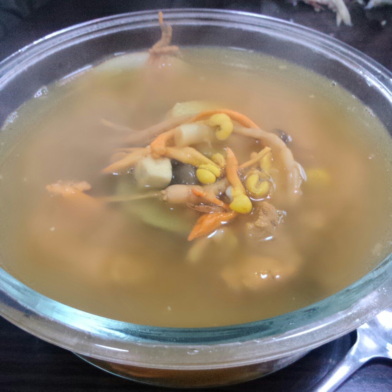 太子参虫草花补虚汤