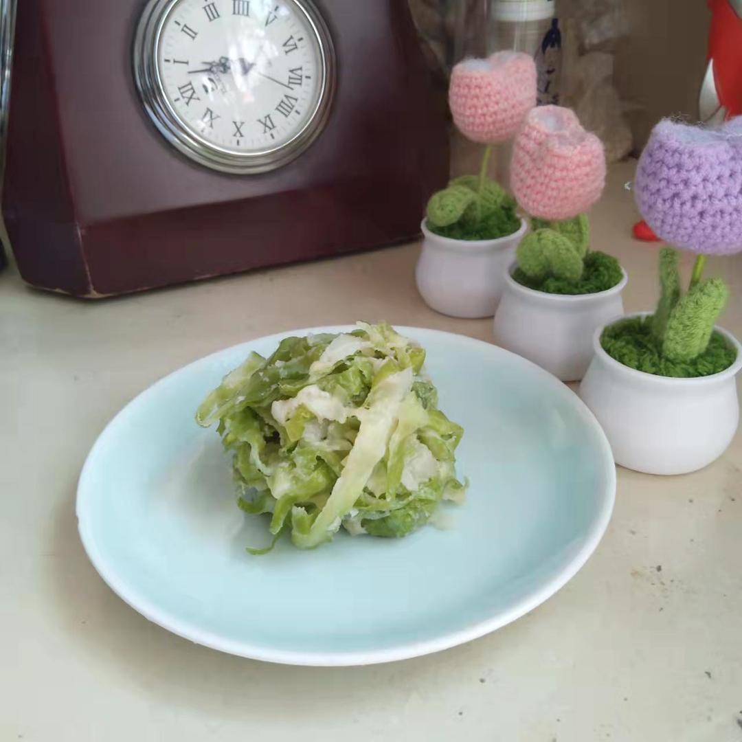 蓑衣包菜球（卷心菜菜团）【无油素食】的做法