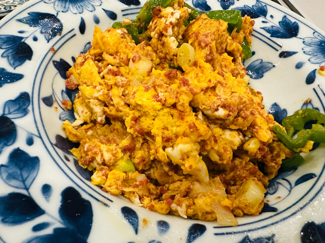 虾酱炒鸡蛋