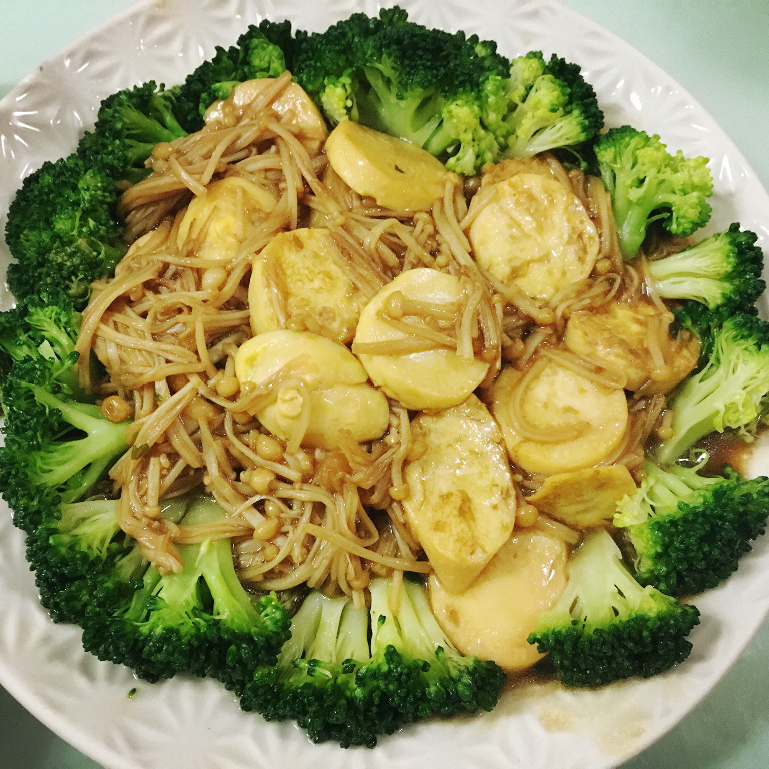 超级下饭菜--金针菇日本豆腐