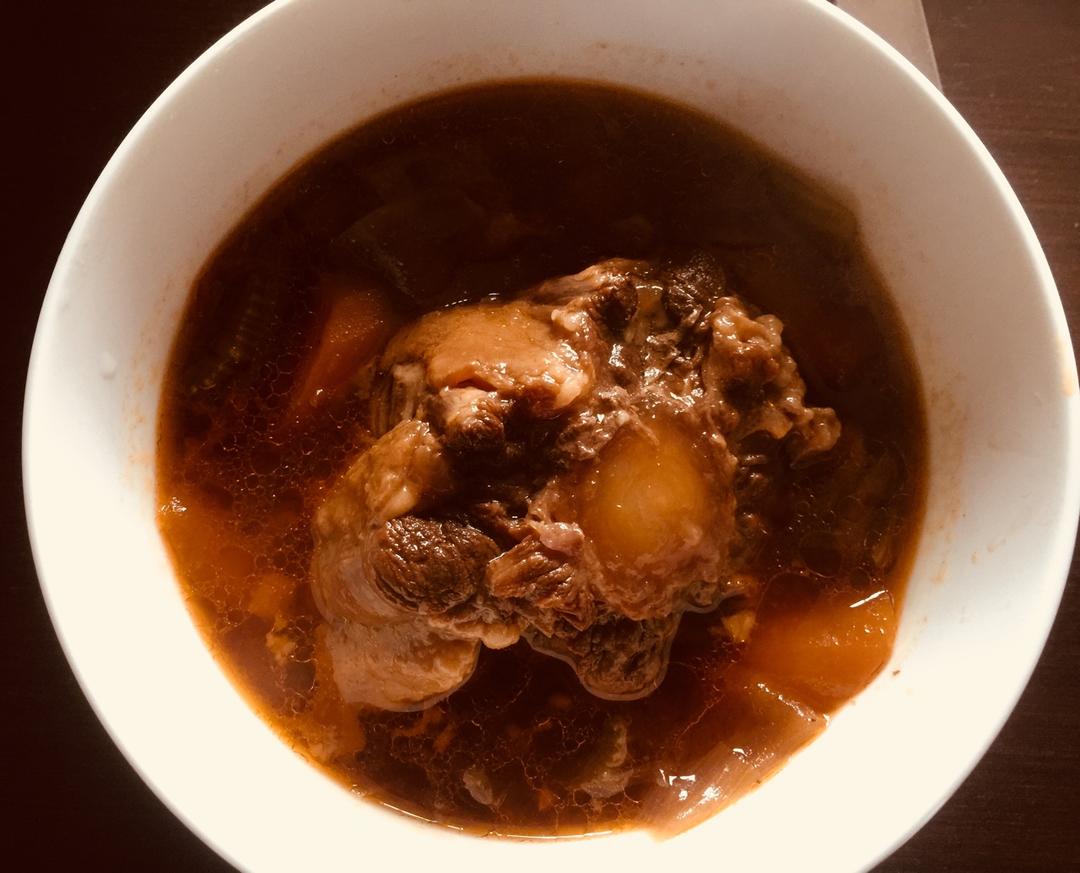 番茄炖牛尾--松下电压力锅