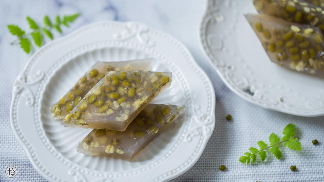 绿豆马蹄蒸糕的做法