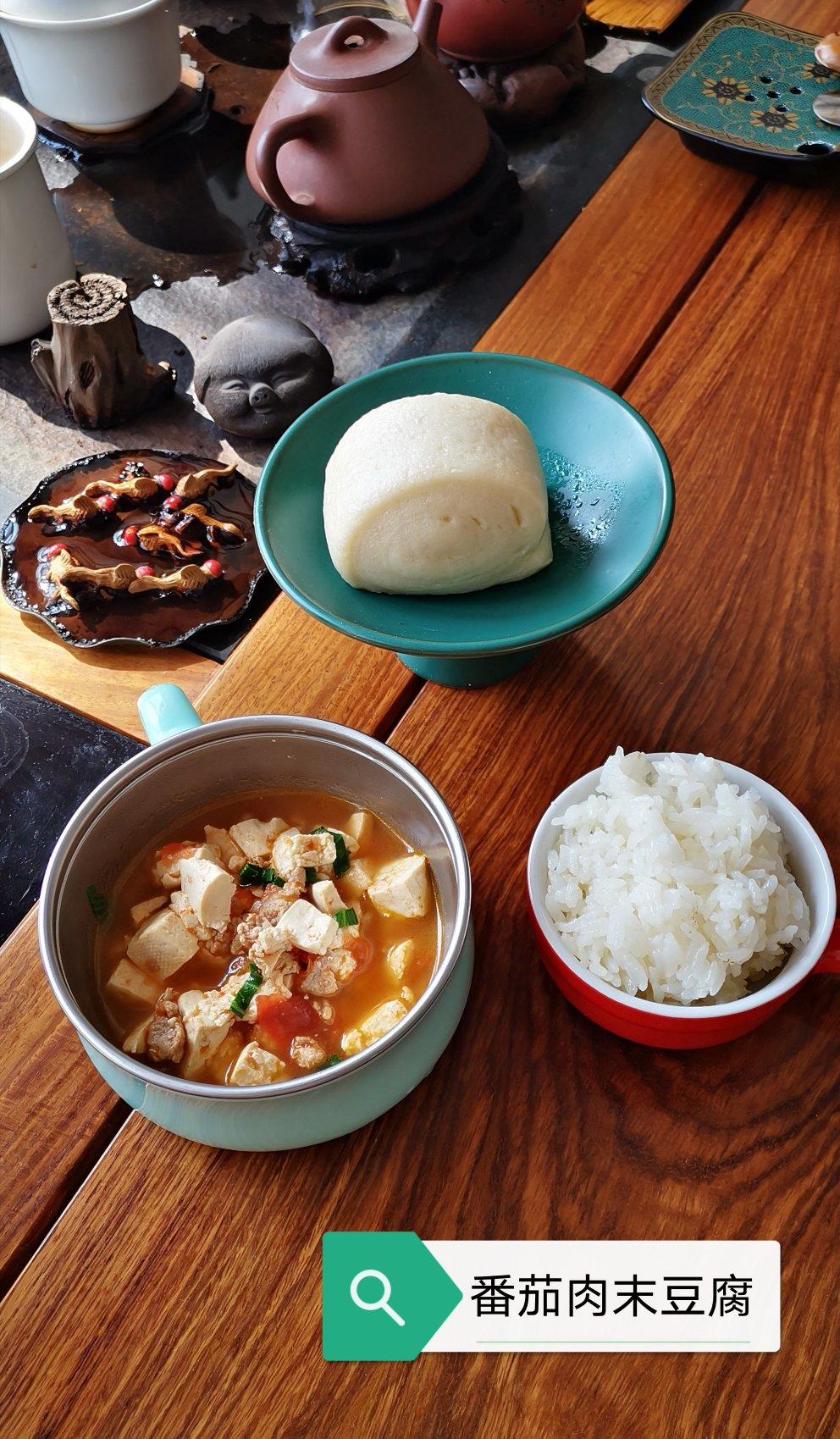 宝宝番茄酱肉末豆腐（辅食）