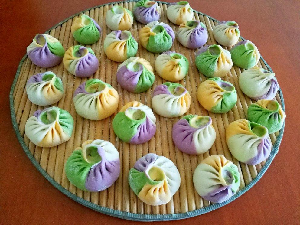 做过 彩虹包子 好美好美有没有,春天的颜色