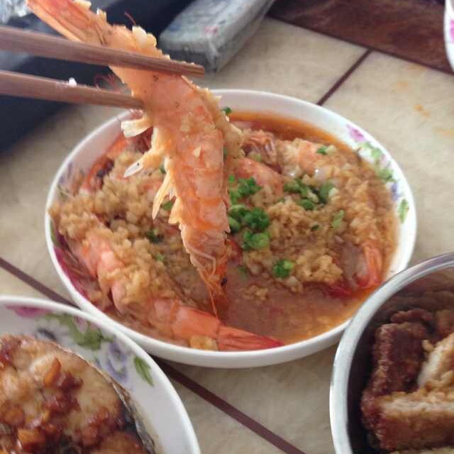 蒜蓉开边虾
