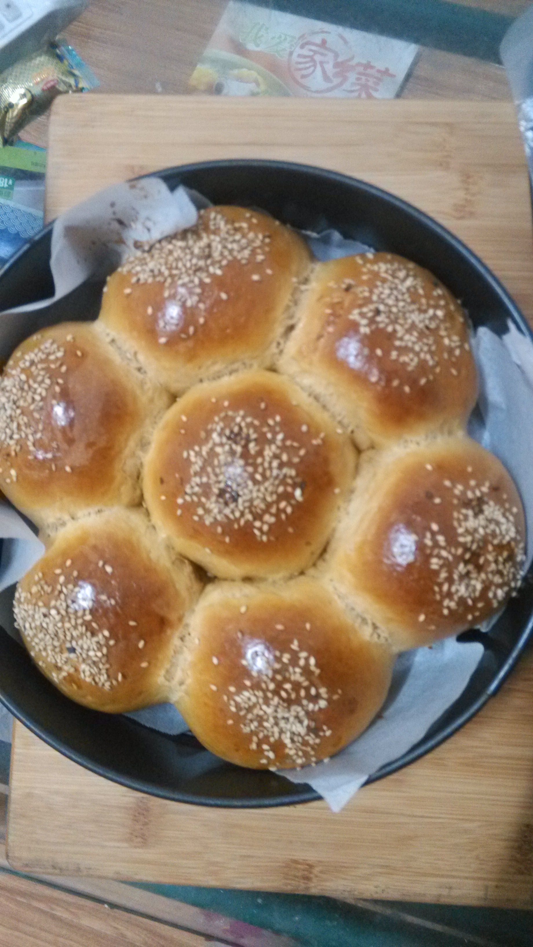牛奶红豆小餐包
