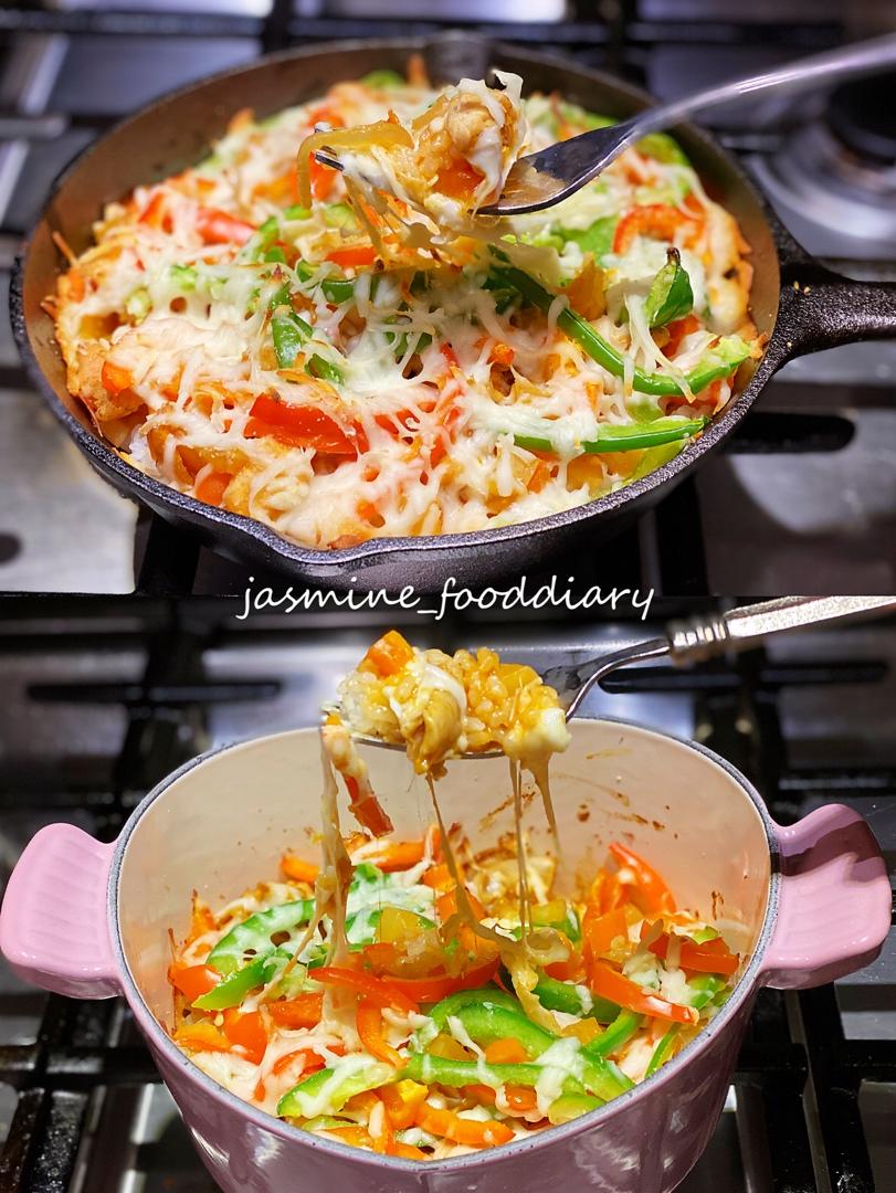 番茄鸡肉浓情焗饭【两人份】