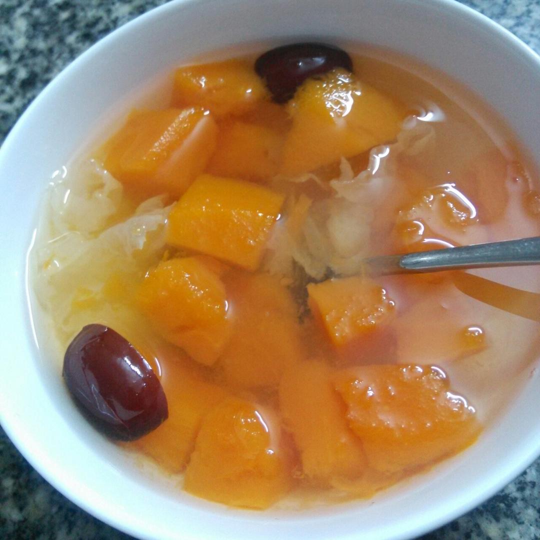 木瓜银耳汤、木瓜牛奶