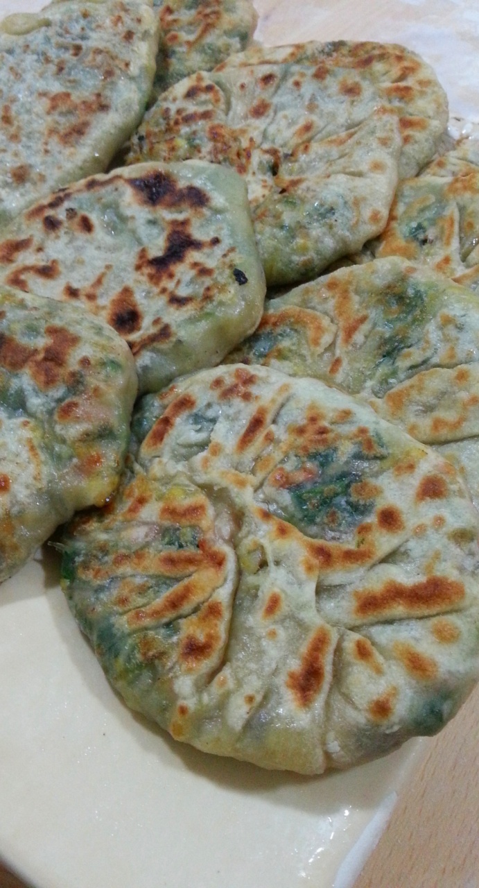 韭菜鸡蛋馅饼