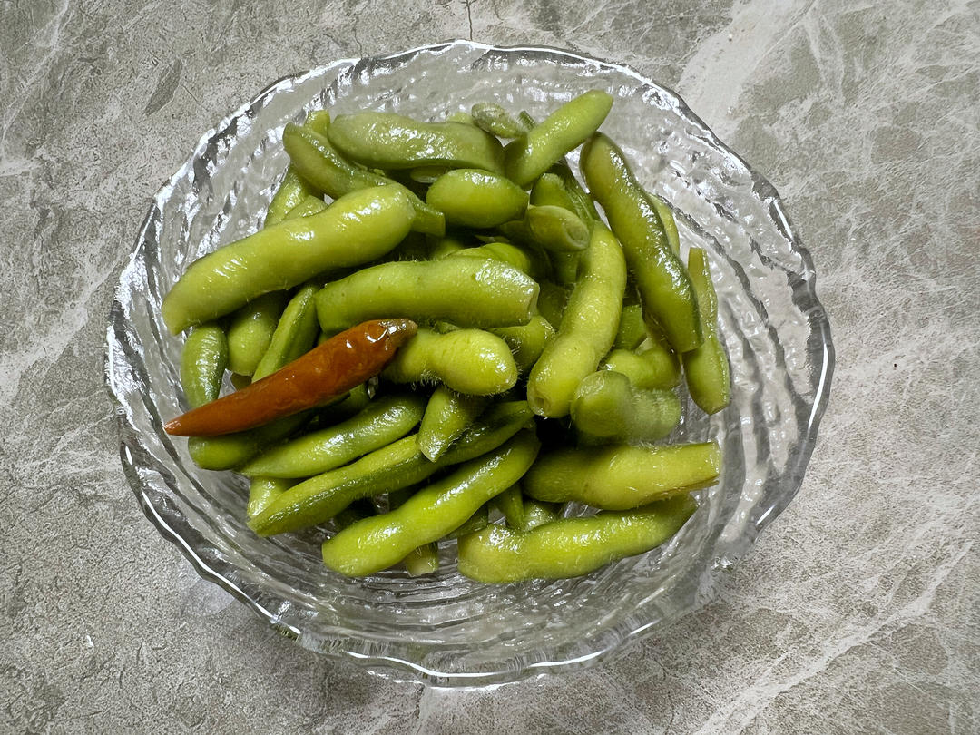 好吃入味保持绿色的煮毛豆