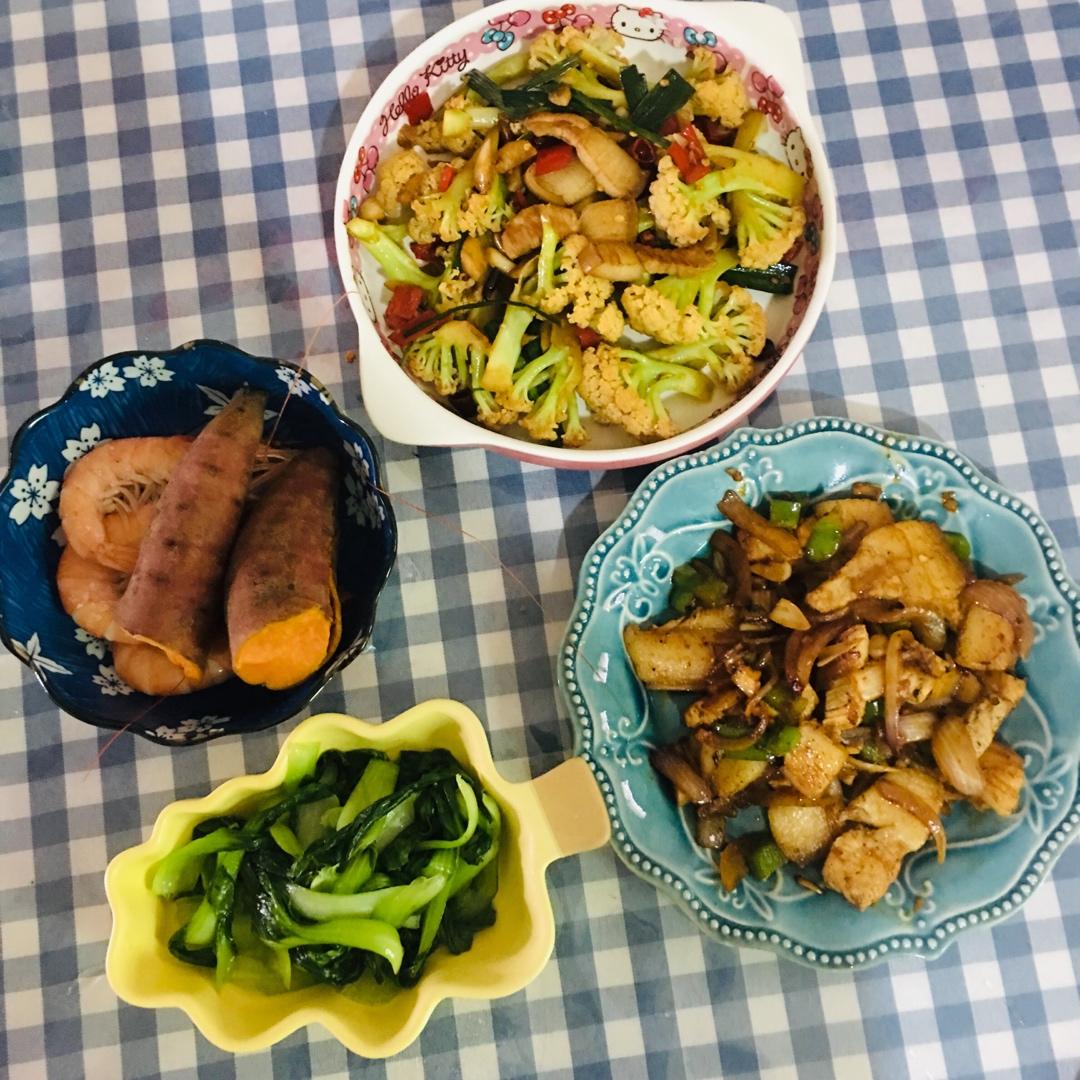 干锅花菜