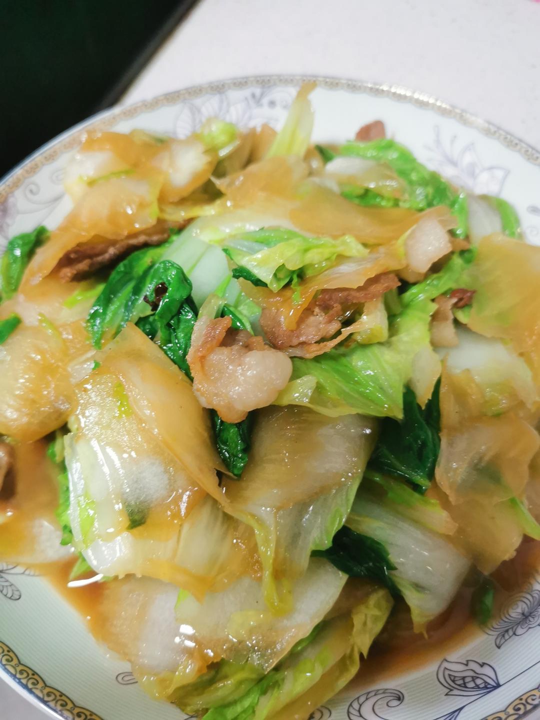 家常炒白菜的做法