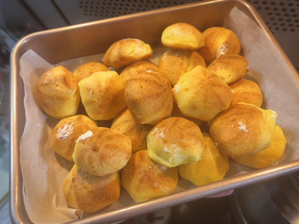 奶油小泡芙，容易做，成功率极高～