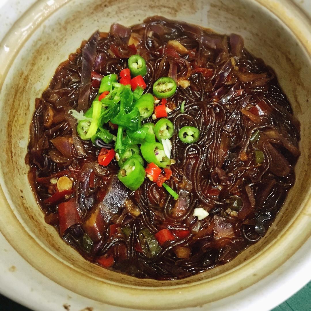 红薯粉丝煲 Glass Noodle Hotpot