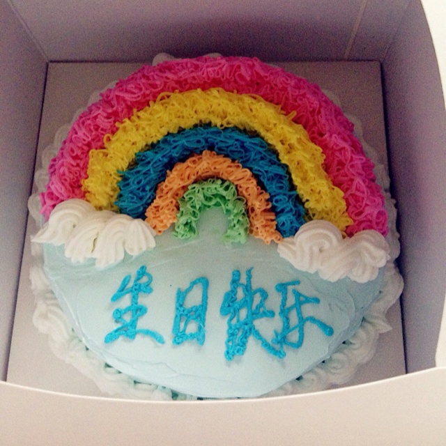 彩虹蛋糕