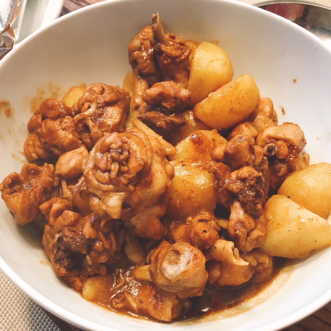 红烧土豆炖鸡腿
