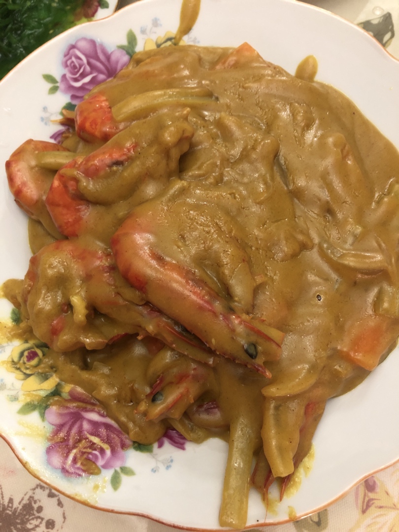 泰式咖喱虾