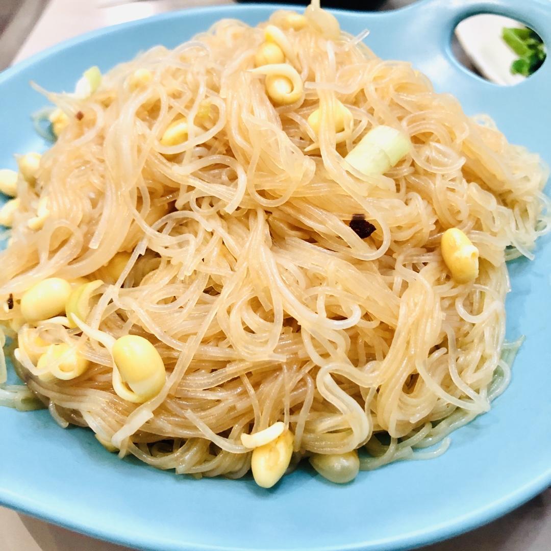 豆芽拌粉丝