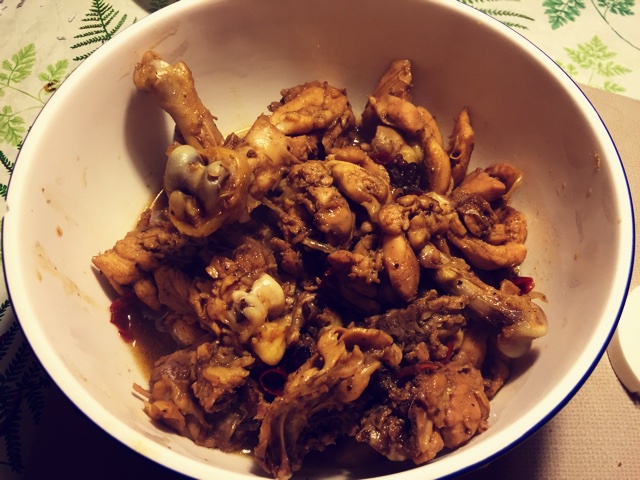 家常红烧鸡块