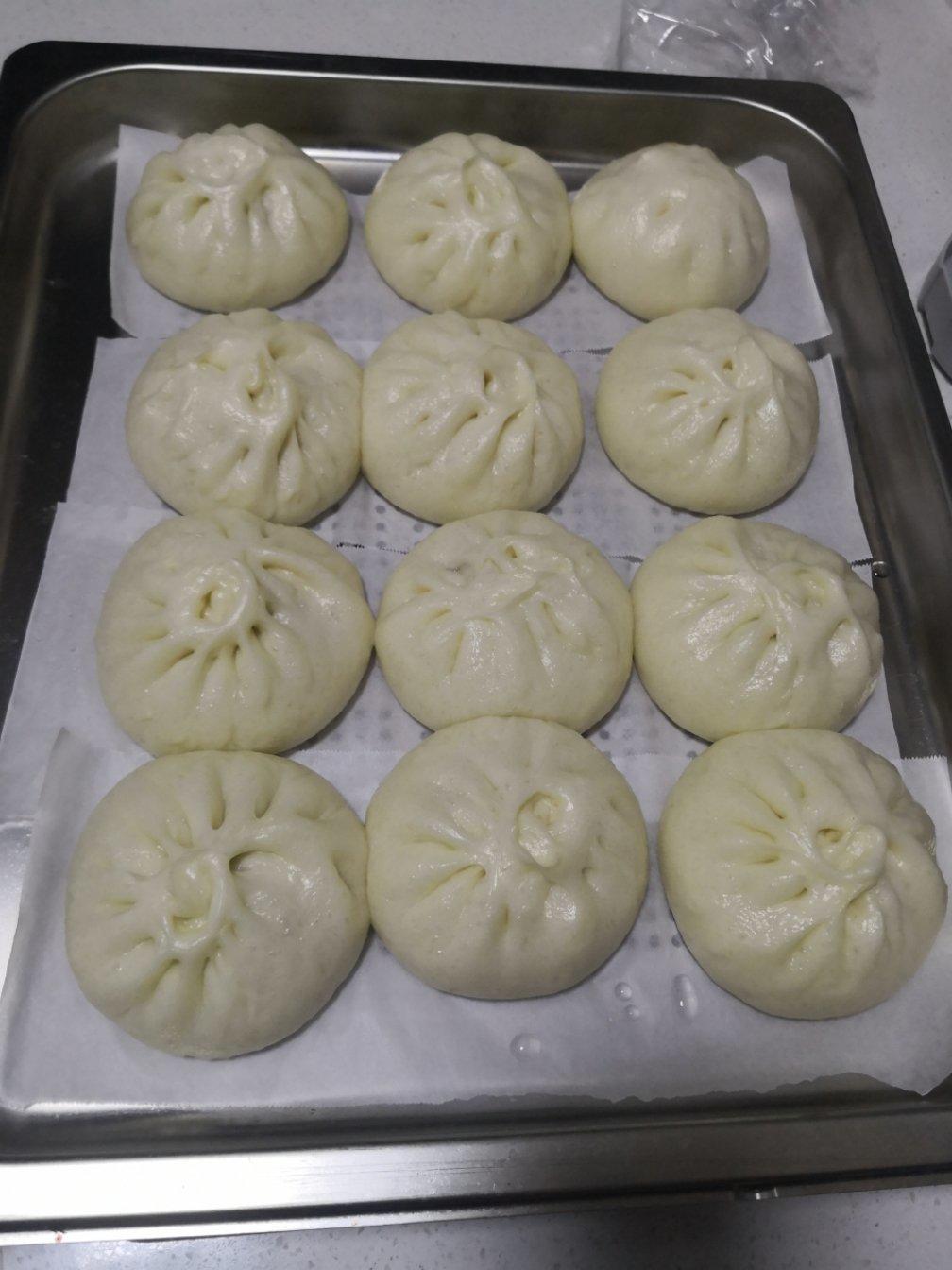 猪肉包子（附视频。一次性发酵。）