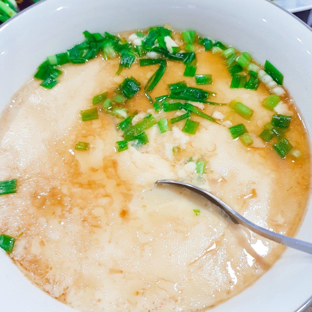 虾仁豆腐蒸水蛋