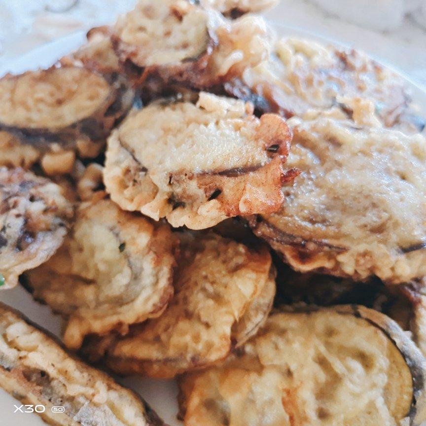 酥炸茄盒￨外酥里嫩