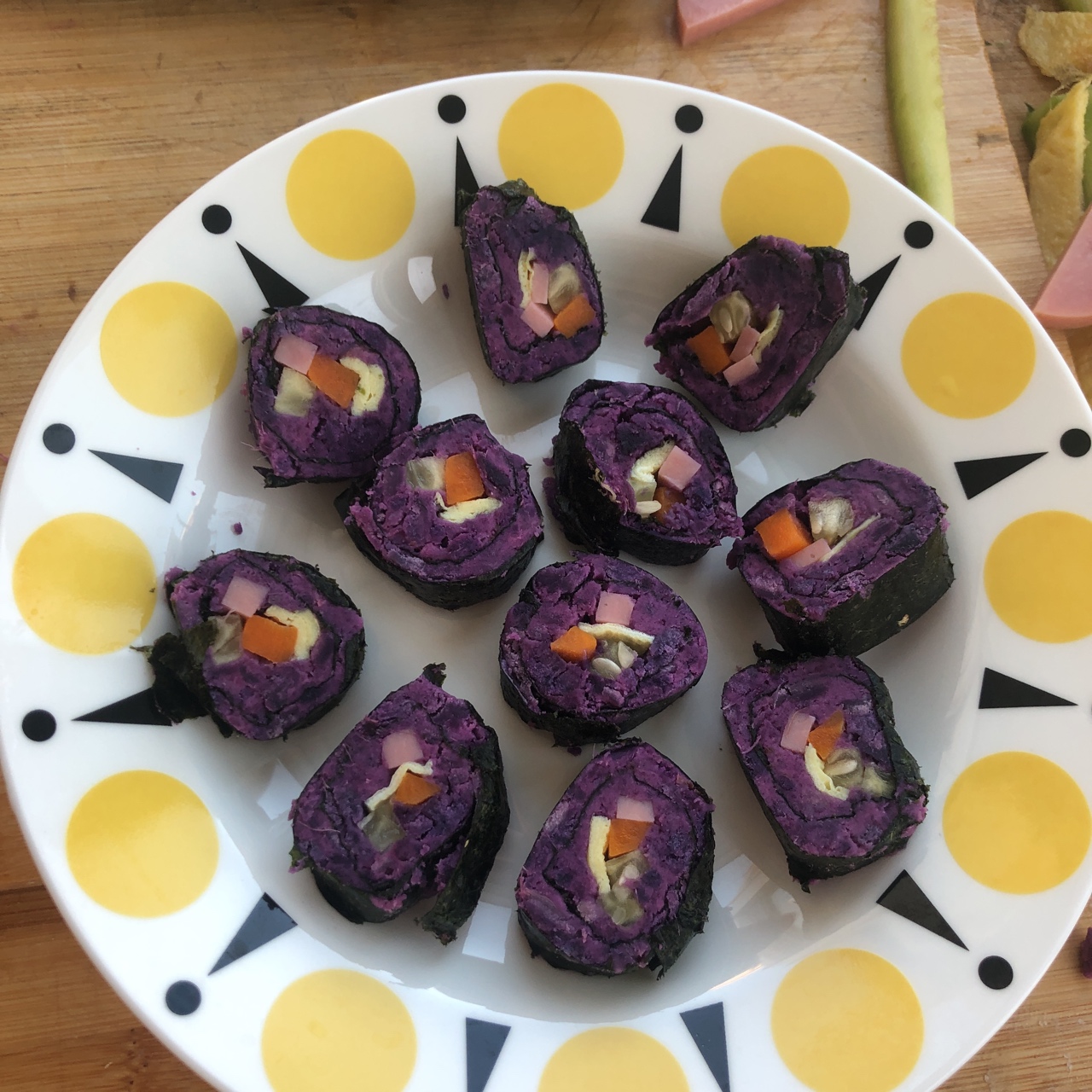 紫薯寿司卷