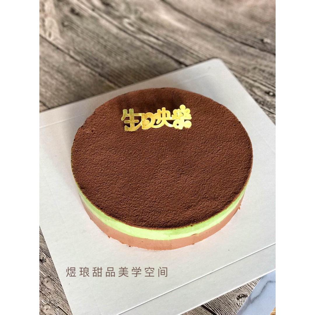 巧克力抹茶慕斯蛋糕
