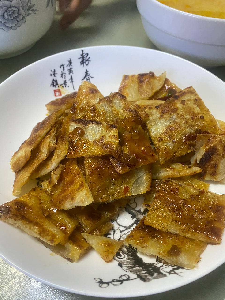 家庭版酱香饼（娃一出锅就吃三块）