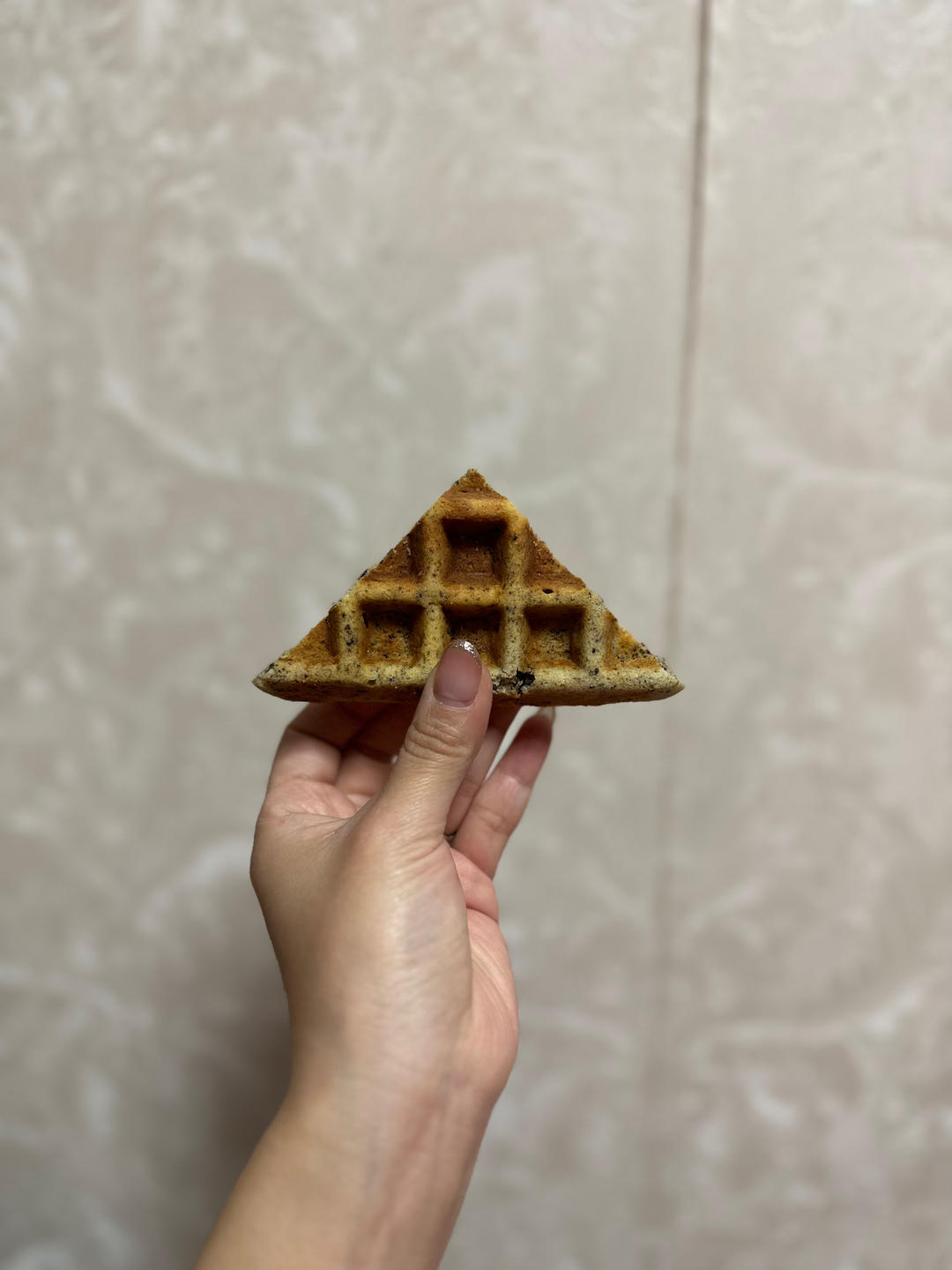 可可糯米华夫饼